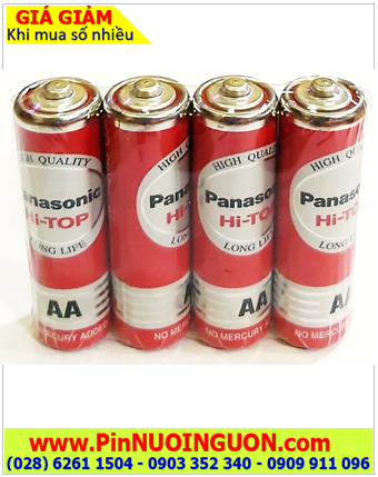 Pin Micro; Pin Karaoke; Pin sạc Panasonic Hi-Top R6DT/4S Super Heavy Duty _Made in Thailand _Vỉ 4 viên